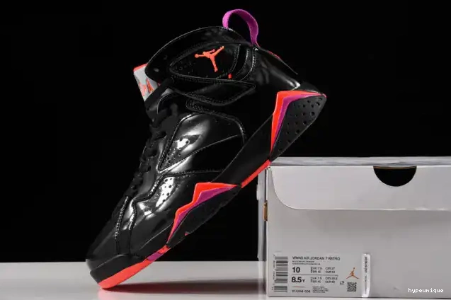 HYPE Retro 313358-006 7 Air Jordan Black Patent 0523